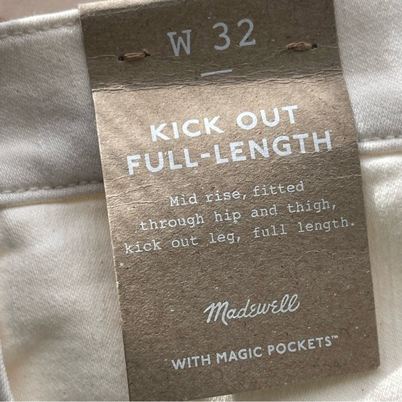 Madewell Kick Out Full Length Flare Jeans Women’s Plus Size 32 Vintage Canvas - Picture 10 of 11